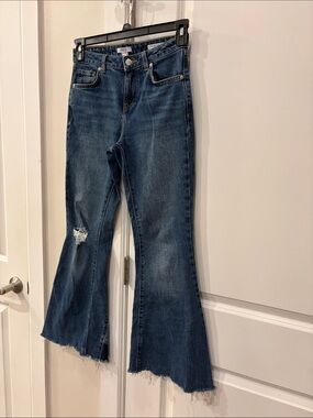Forever 21 Women's Skinny Jeans - Dark Blue Denim